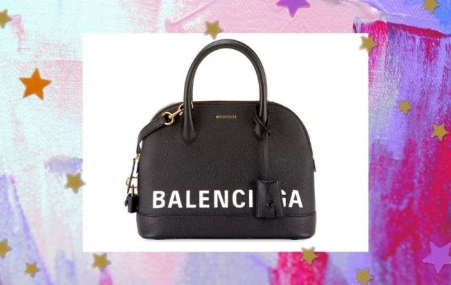 Bolsa Balenciaga modelo XXS Top Handle Bag em couro preta.