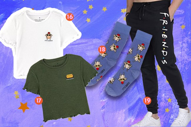 19 produtos que todo fã da série “Friends” vai querer comprar Roupas de Friends, como calça, meia e blusas