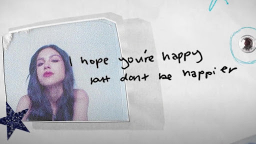 15 frases e letras de música de Olivia Rodrigo para se inspirar Print de imagem de divulgação do álbum Sour, da Olivia Rodrigo