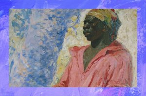Dia da Consciência Negra: 10 anos de uma data indispensável ao calendário Pintura de Antonio Parreiras de Zumbi dos Palmares. Ele veste uma camisa rosa e usa um lenço amarelo na cabeça.