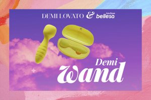 Imagem de divulgação da Demi Wand, vibrador erótico lançado por Demi Lovato