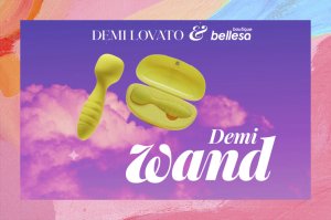 “Varinha de Demi Lovato”: artista lança seu próprio vibrador feminino Imagem de divulgação da Demi Wand, vibrador erótico lançado por Demi Lovato