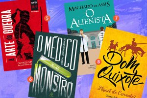 Esquenta Black Friday: 30 clássicos da literatura por até R$ 15 Montagem com livros clássicos que estão em promoção na Amazon