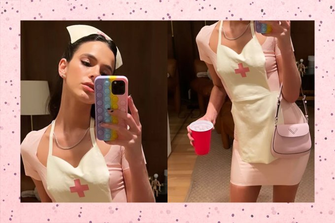 Bruna Marquezine responde críticas sobre sua fantasia de “enfermeira sexy”