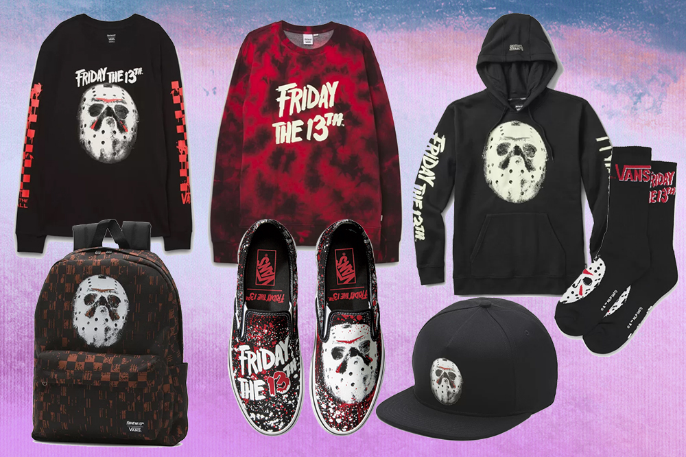 Coleção Vans x Horror com peças inspiradas em Sexta-Feira 13