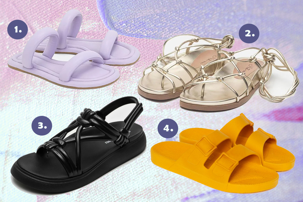 Tipos de cheap sandalias rasteirinhas