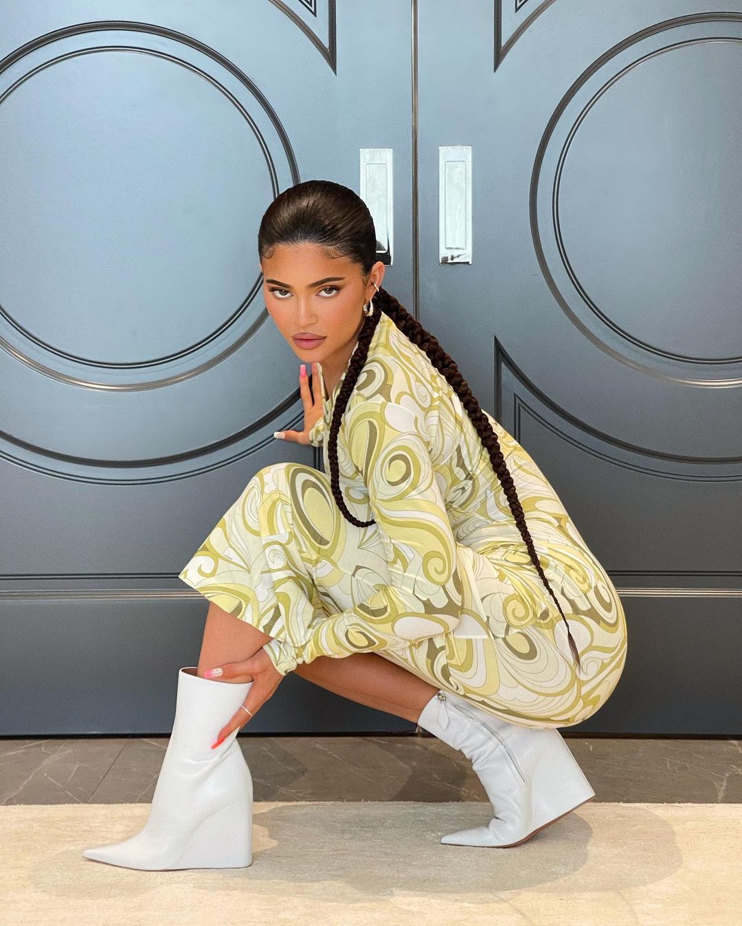 Vestido psicodélico Kylie Jenner ...