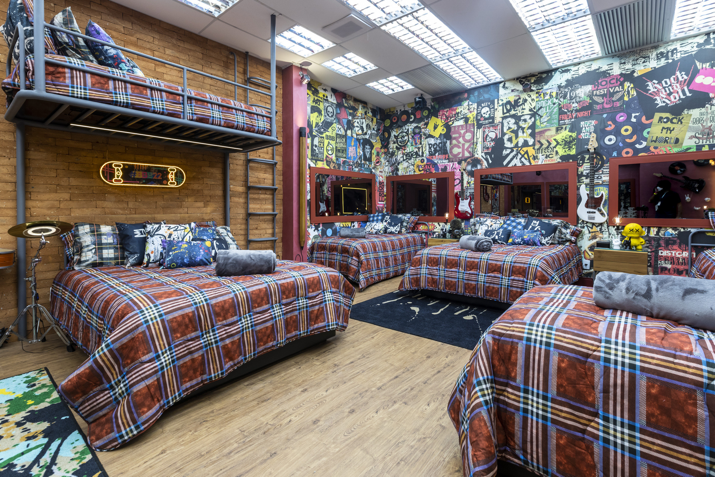 BBB 22 Quarto grunge da casa do BBB22