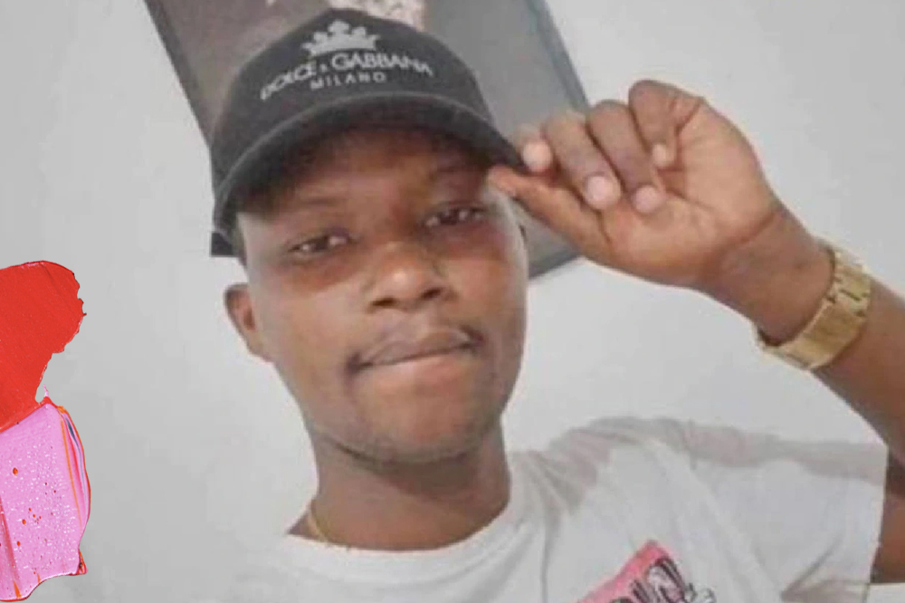 Selfie do congolês Moïse Mugenyi Kabagambe. Ele usa uma camiseta branca e um chapéu preto