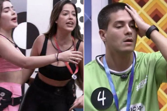 Arthur Aguiar e Laís brigam no Big Brother Brasil 22