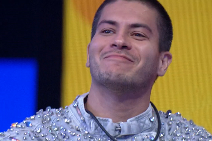 Arthur Aguiar na final do Big Brother Brasil 22