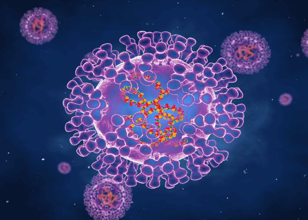 Ilustração do vírus da varíola