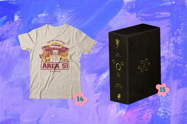 Vitrine Entrete (4) Blusa e Box de livros