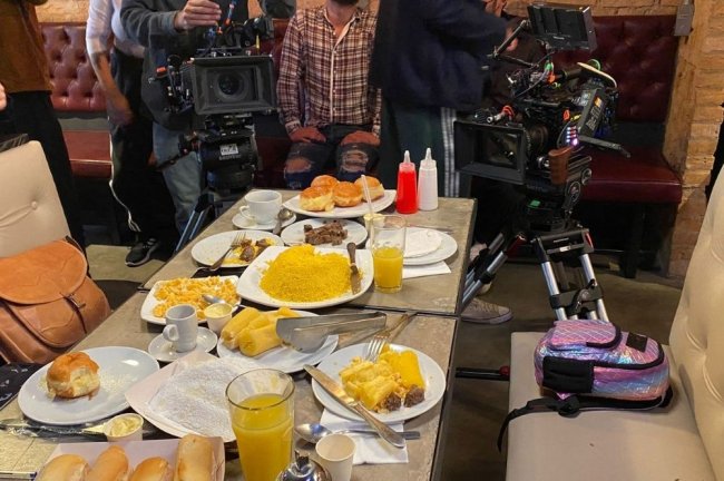 Imagem dos bastidores de 