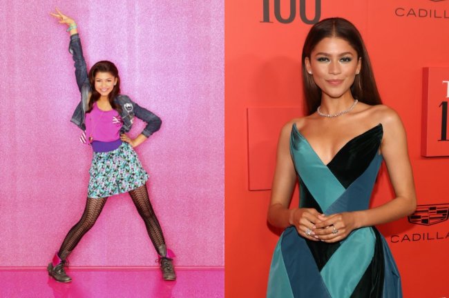 Zendaya adolescente e adulta