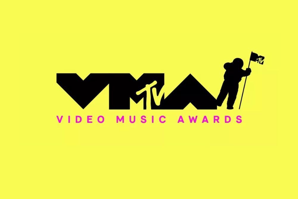 Logo do VMA em fundo amarelo