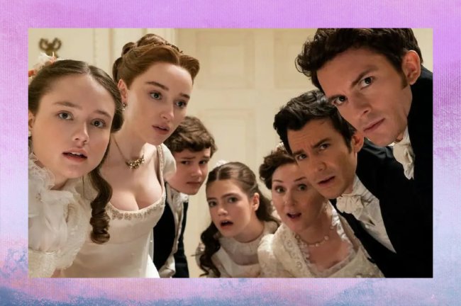 Elenco de “Bridgerton” fofoca sobre a 3ª temporada da série; assista! Elenco de Bridgerton olha intrigado para a câmera