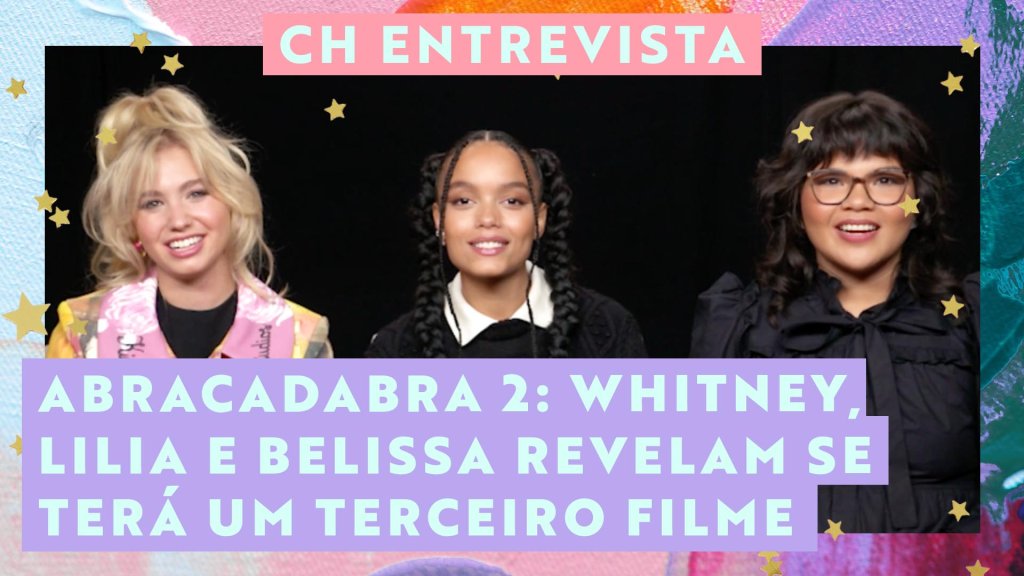 Lilia, Whitney e Belissa durante entrevista