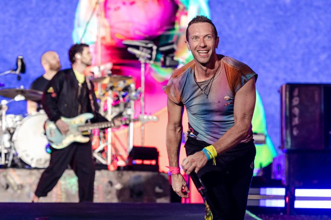 Imagem do show do Coldplay