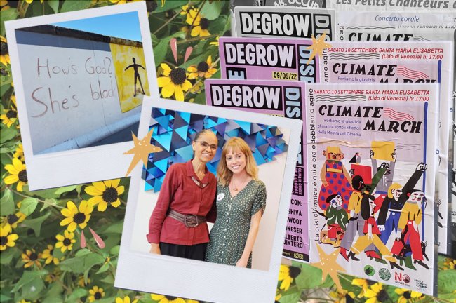 Não existe amanhã se o foco do hoje não for a natureza e a justiça social Montagem com fotos envolvendo o tema mudanças climáticas