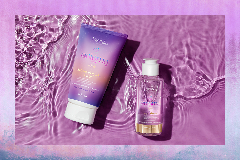 linha-skincare-fefe-forever-liss Sabonete líquido facial e água micelar da linha de skincare
