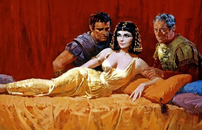 Imagem do filme Cleopatra, de 1963