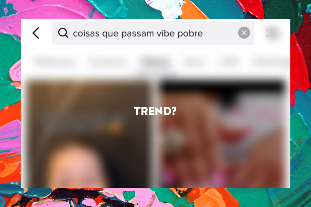 print da página de pesquisa do aplicativo tiktok