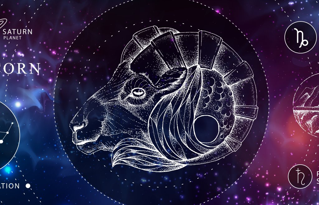 Ilustração do signo de capricórnio