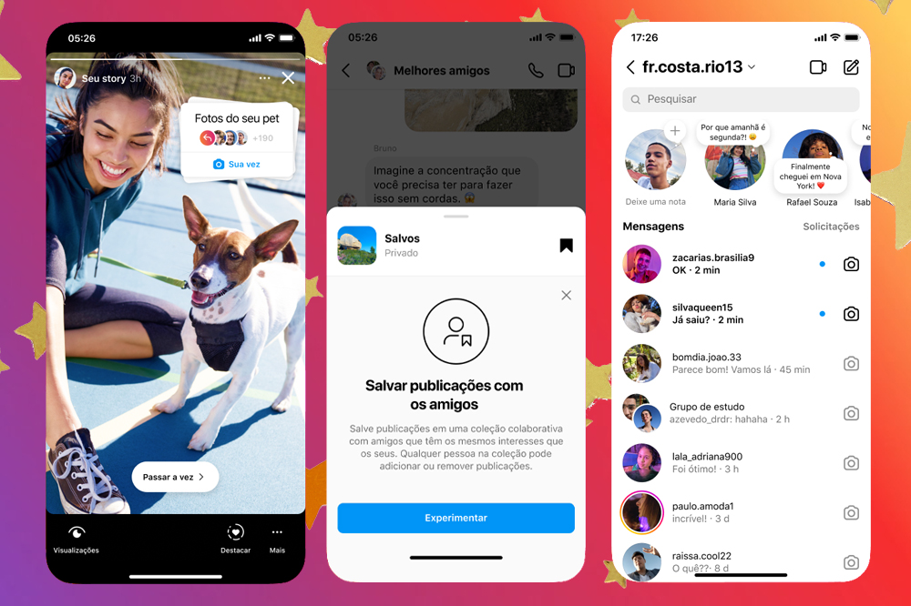 Instagram lança pasta colaborativa de favoritos e nostas na DM; saiba mais