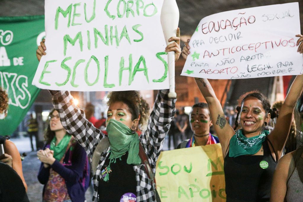 Protesto aborto Brasil