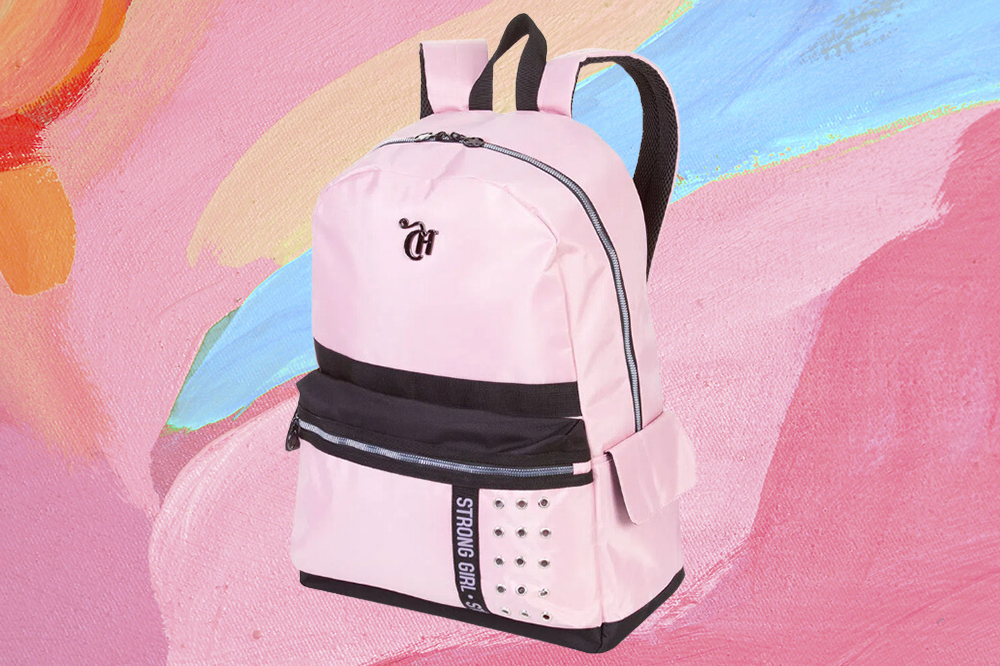 material-escolar-capricho-2023-signo-escorpiao Mochila grande Street Love da CAPRICHO para Sestini. Montagem em fundo rosa, laranja e azul