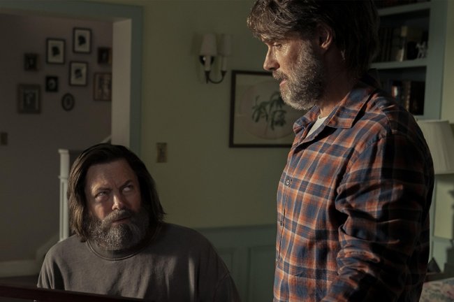 Nick Offerman e Murray Bartlett interpretam o casal Bill e Frank em The Last of Us