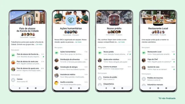 “Comunidades”: veja o que é e como funciona o novo recurso do WhatsApp "Comunidades": veja o que é e como funciona o novo recurso do WhatsApp