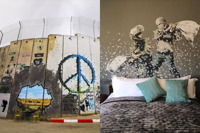 Hotel do Banksy na Cisjordânia
