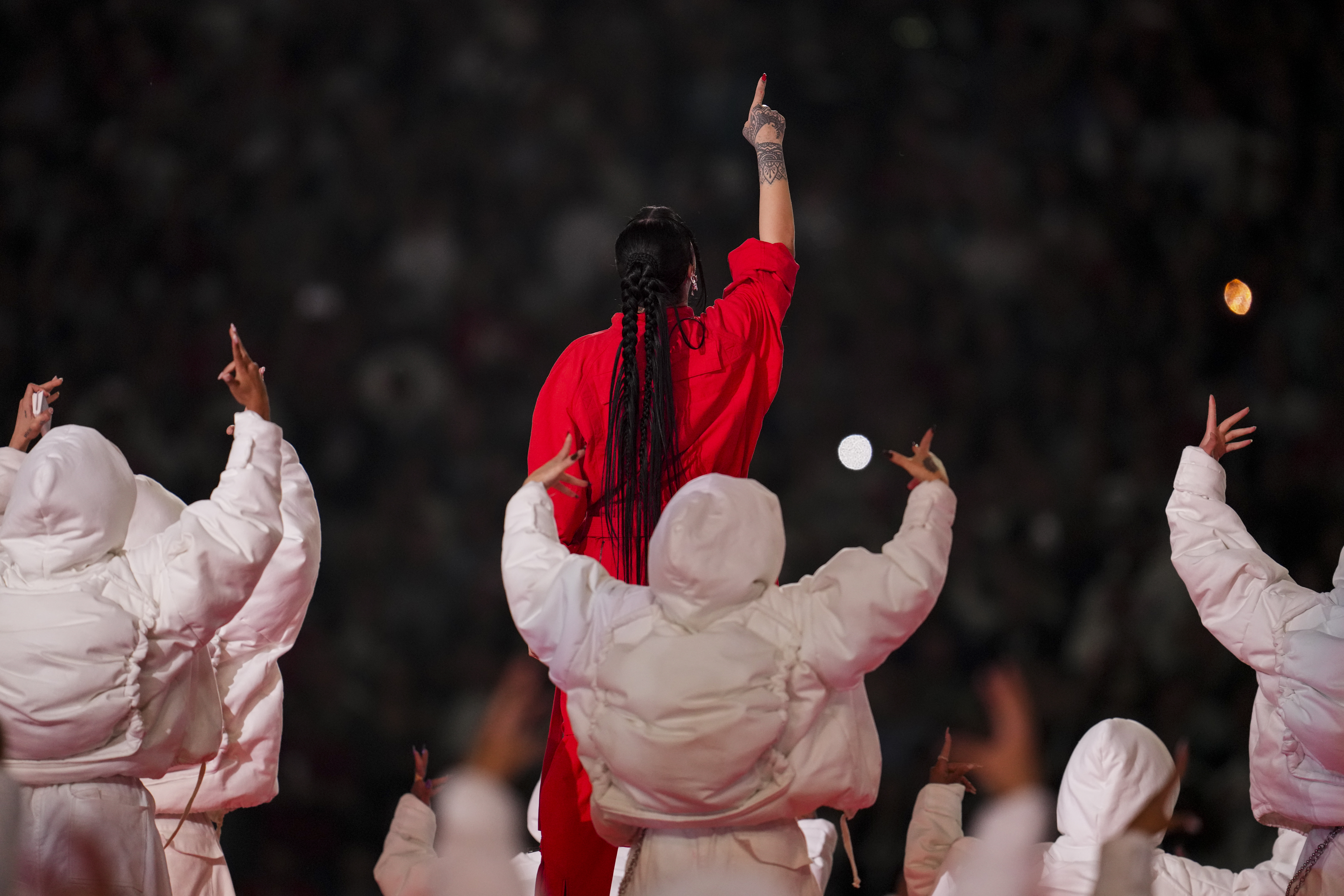 Rihanna no show de intervalo do Super Bowl LVII