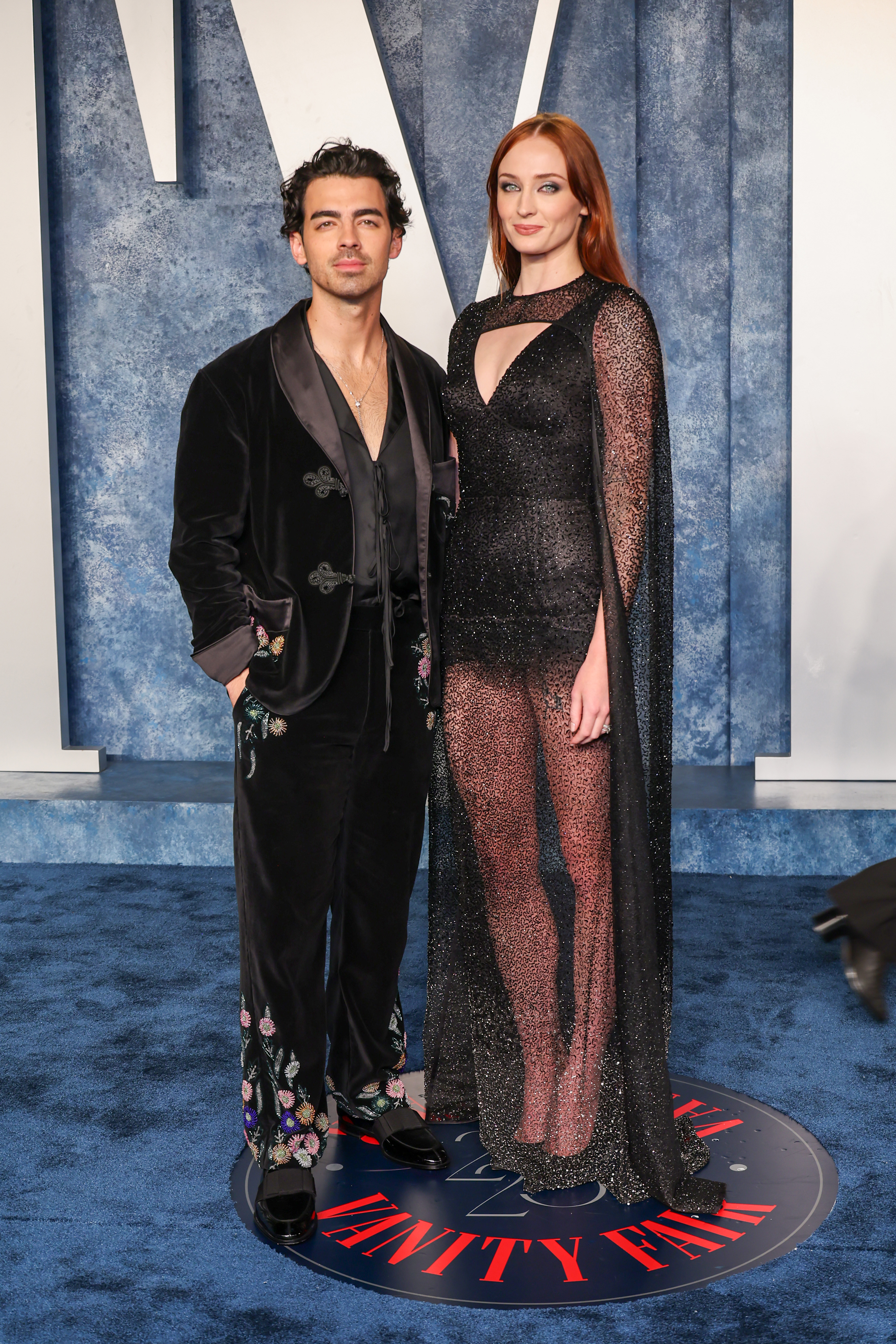 Joe Jonas e Sophie Turner na festa pós-Oscar 2023 da Vanity Fair