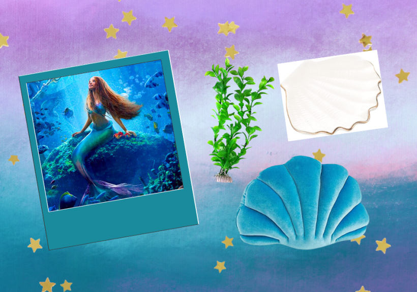 itens para ter um quarto como o da pequena sereia