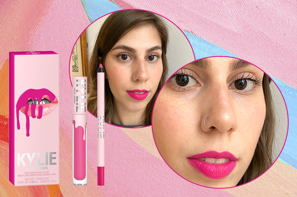 Repórter Sofia Duarte testa novo lip kit da Kylie Jenner