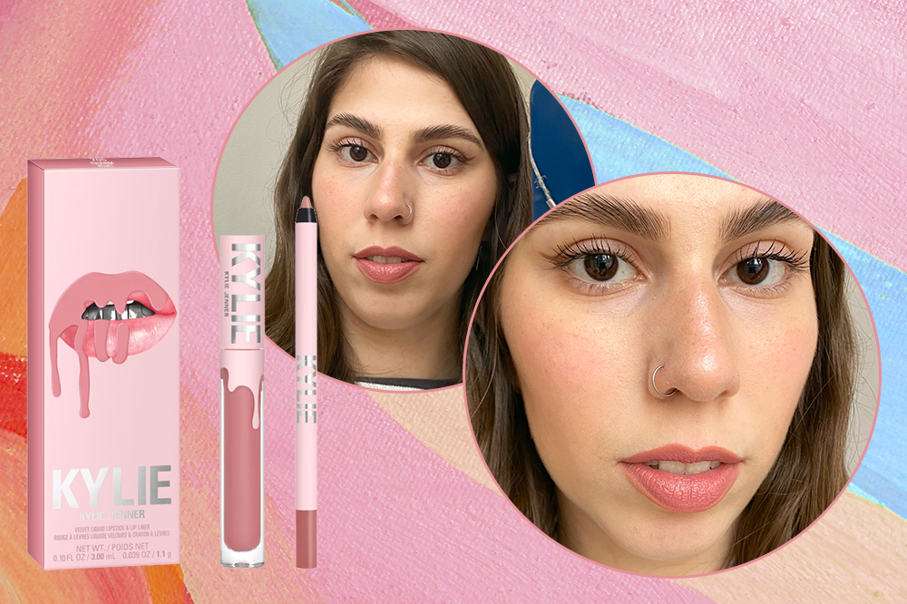 Repórter Sofia Duarte testa novo lip kit da Kylie Jenner