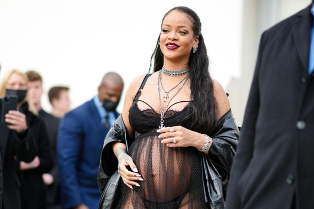 Foto de Rihanna grávida de seu segundo filho