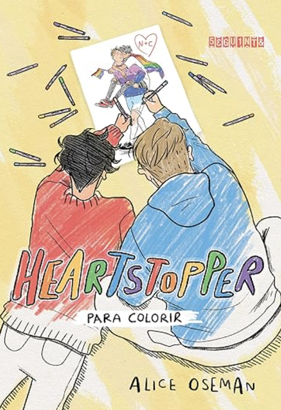 heartstopper livro de colorir