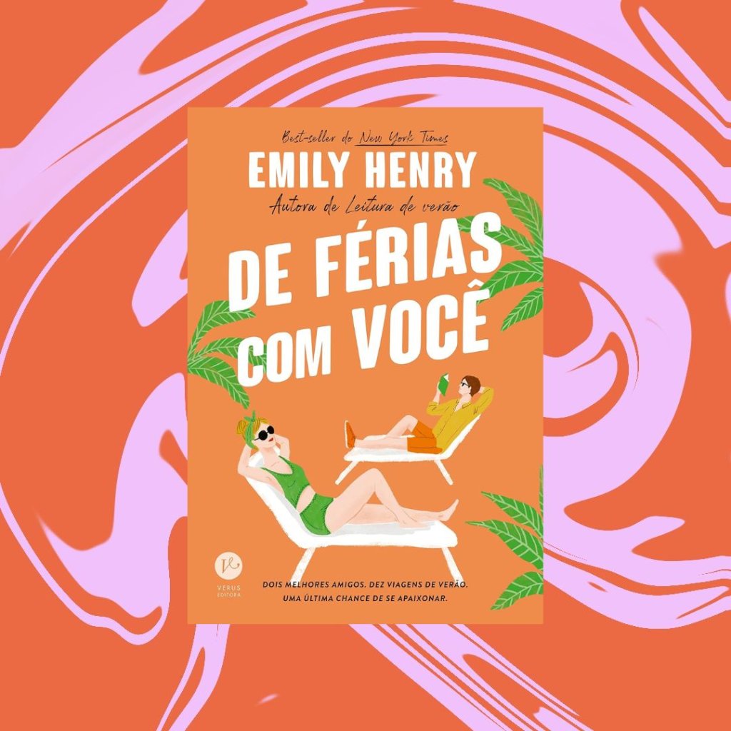 De férias com você Capa do livro "De férias com você"