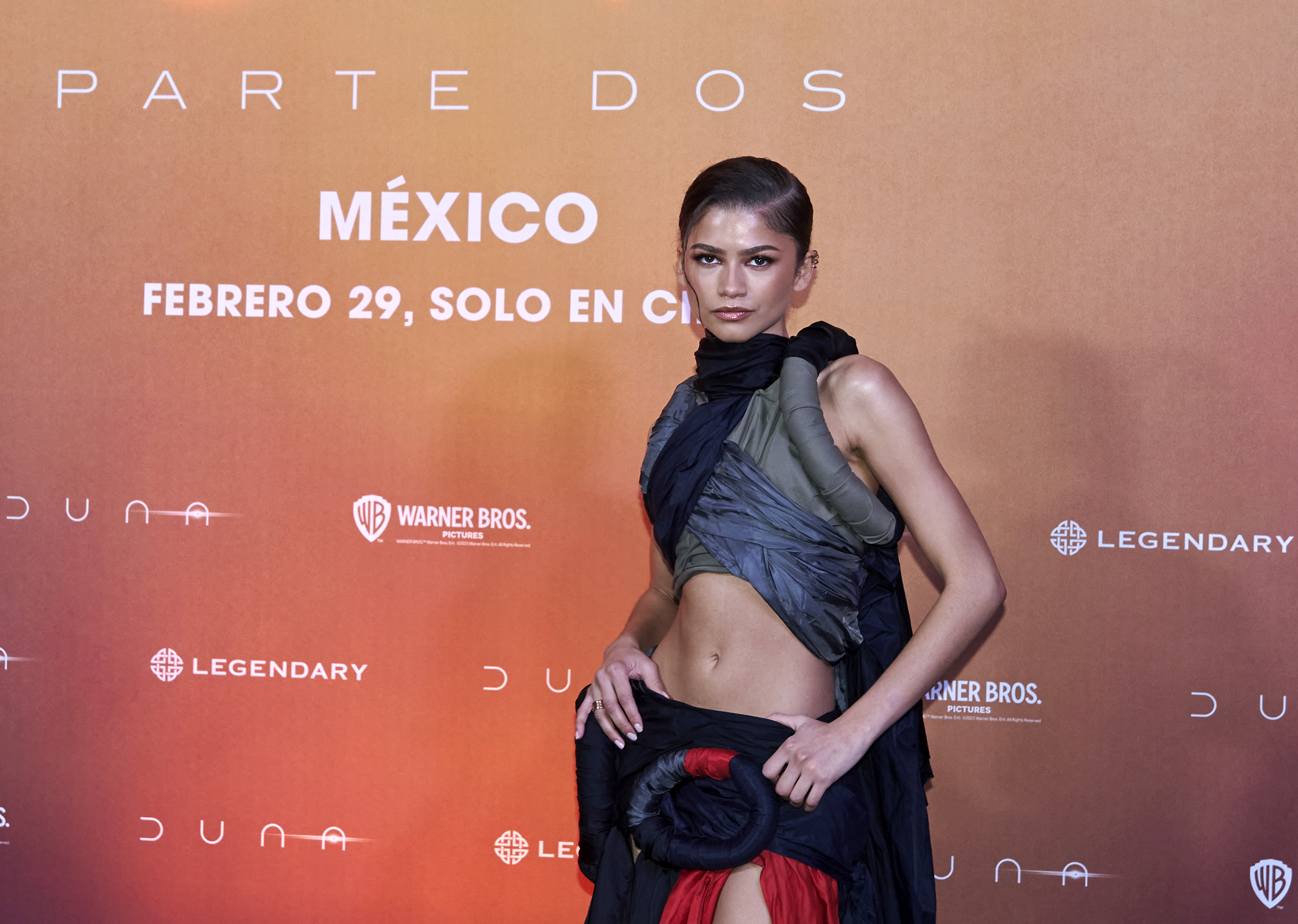 Zendaya em evento de Duna 2 no México