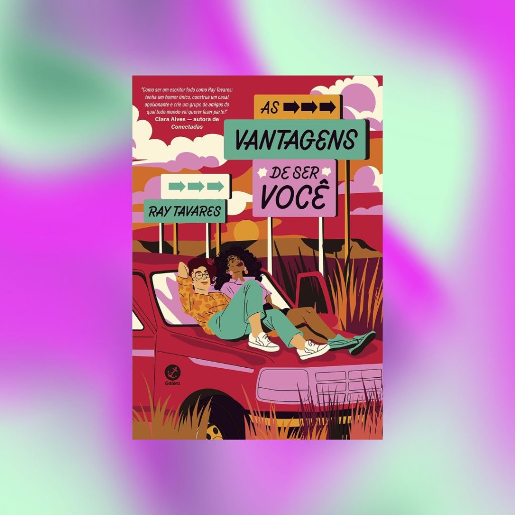 As vantagens de ser você Capa do livro "O amor não é óbvio"