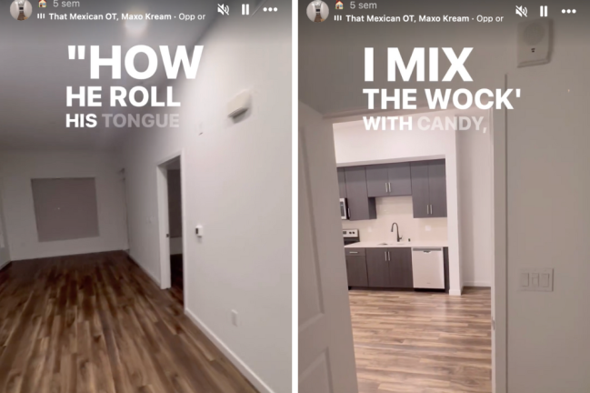 Amanda Bynes mostra apartamento vazio em Los Angeles.