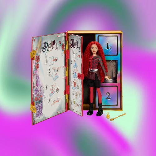 Disney Descendentes, Boneca Red e Livro Encantado com 3 Receitas Mágicas