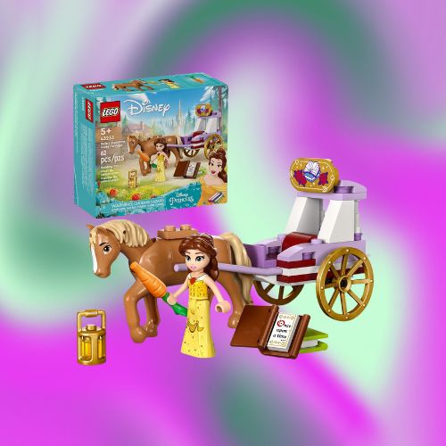 LEGO Set Disney Princess 43233 Carruagem da História da Bela 62 peças