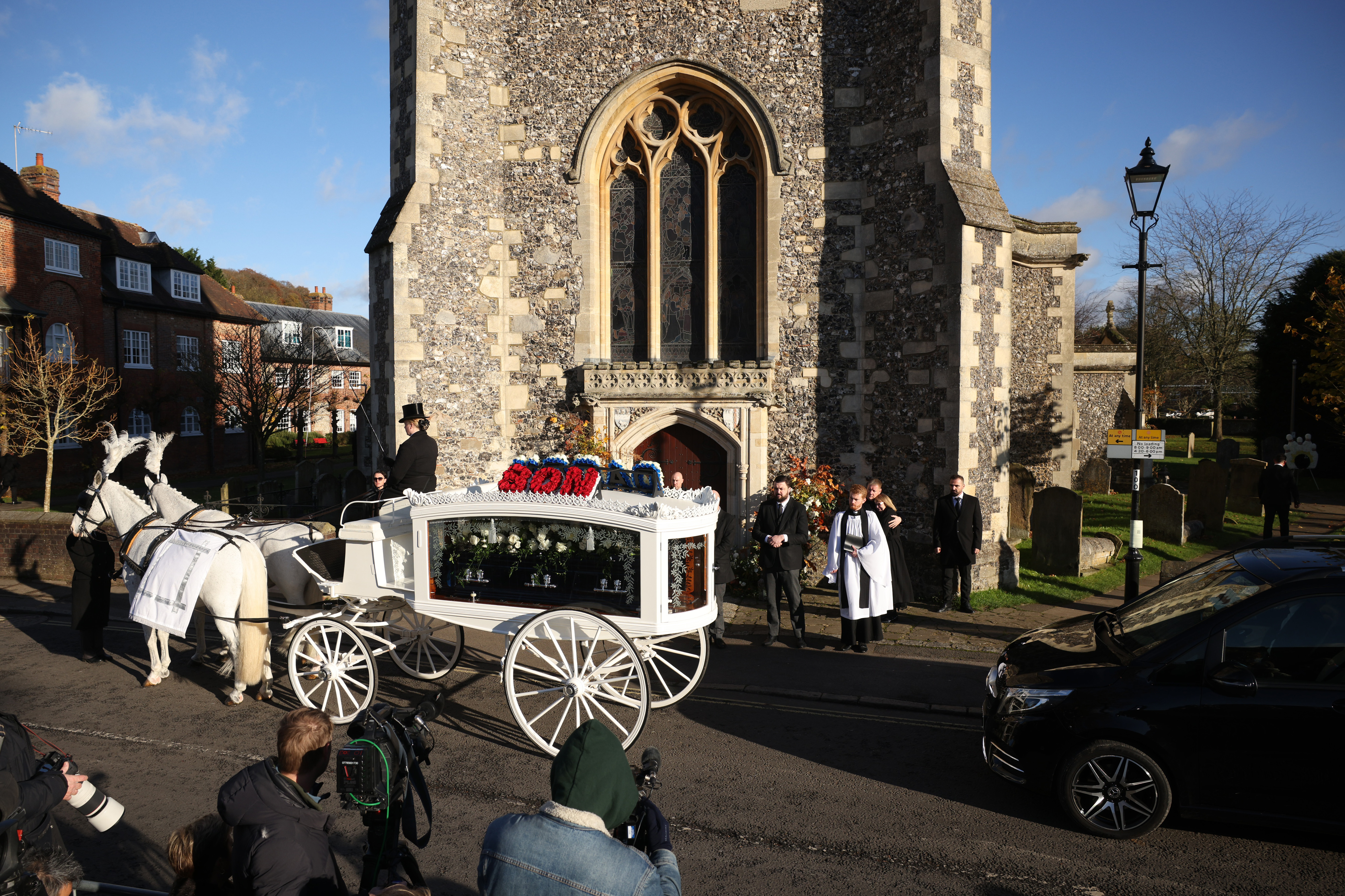 Velório privado de Liam Payne em Amersham, na Inglaterra