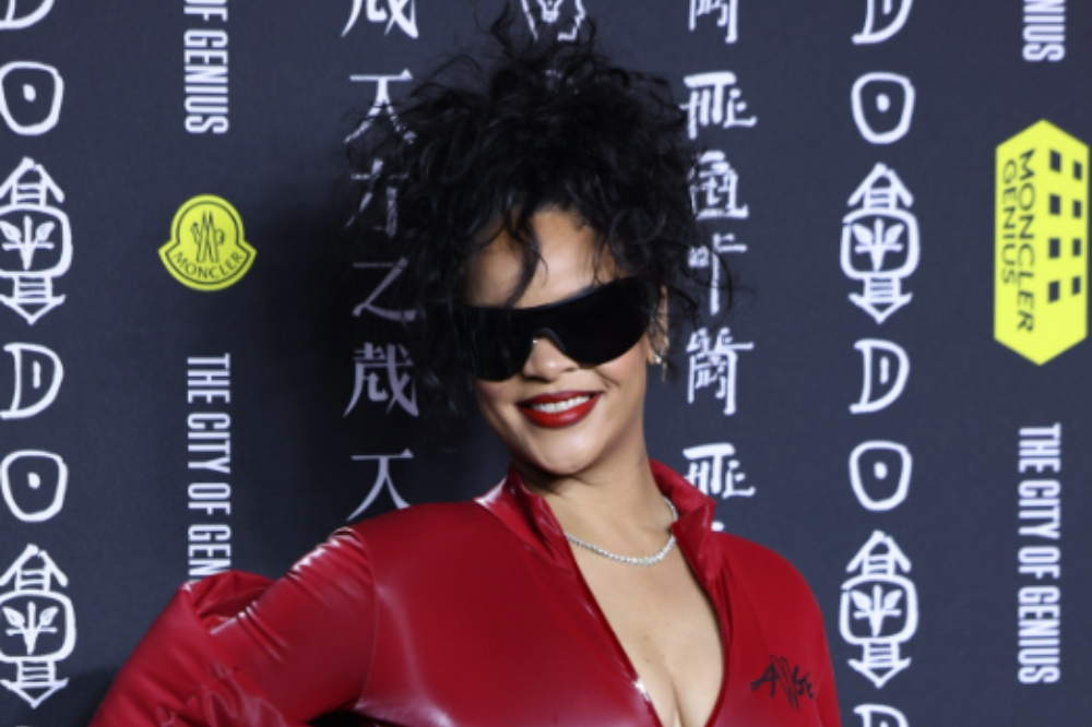 Rihanna em evento da Moncler em Xangai, na China