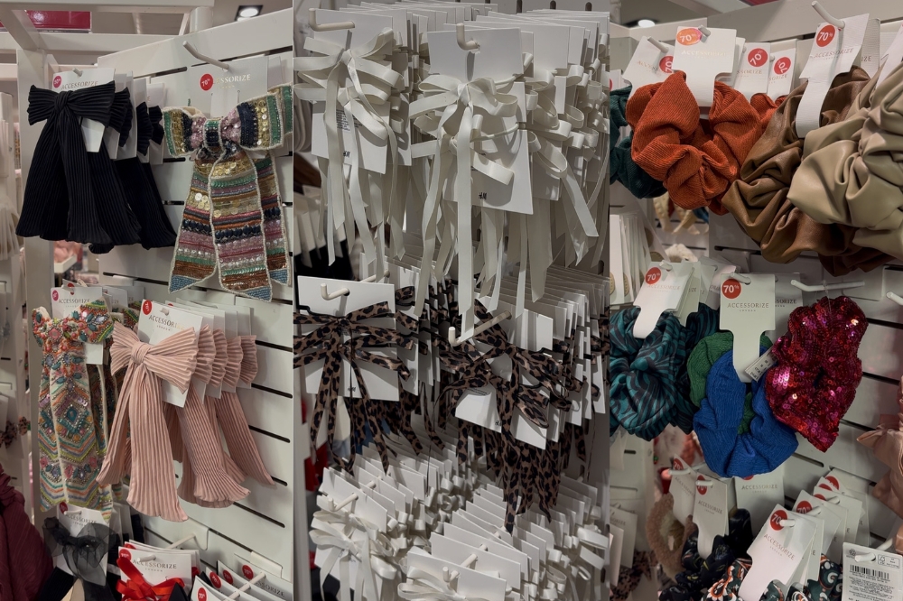 Laços e scrunchies são tendência para 2025